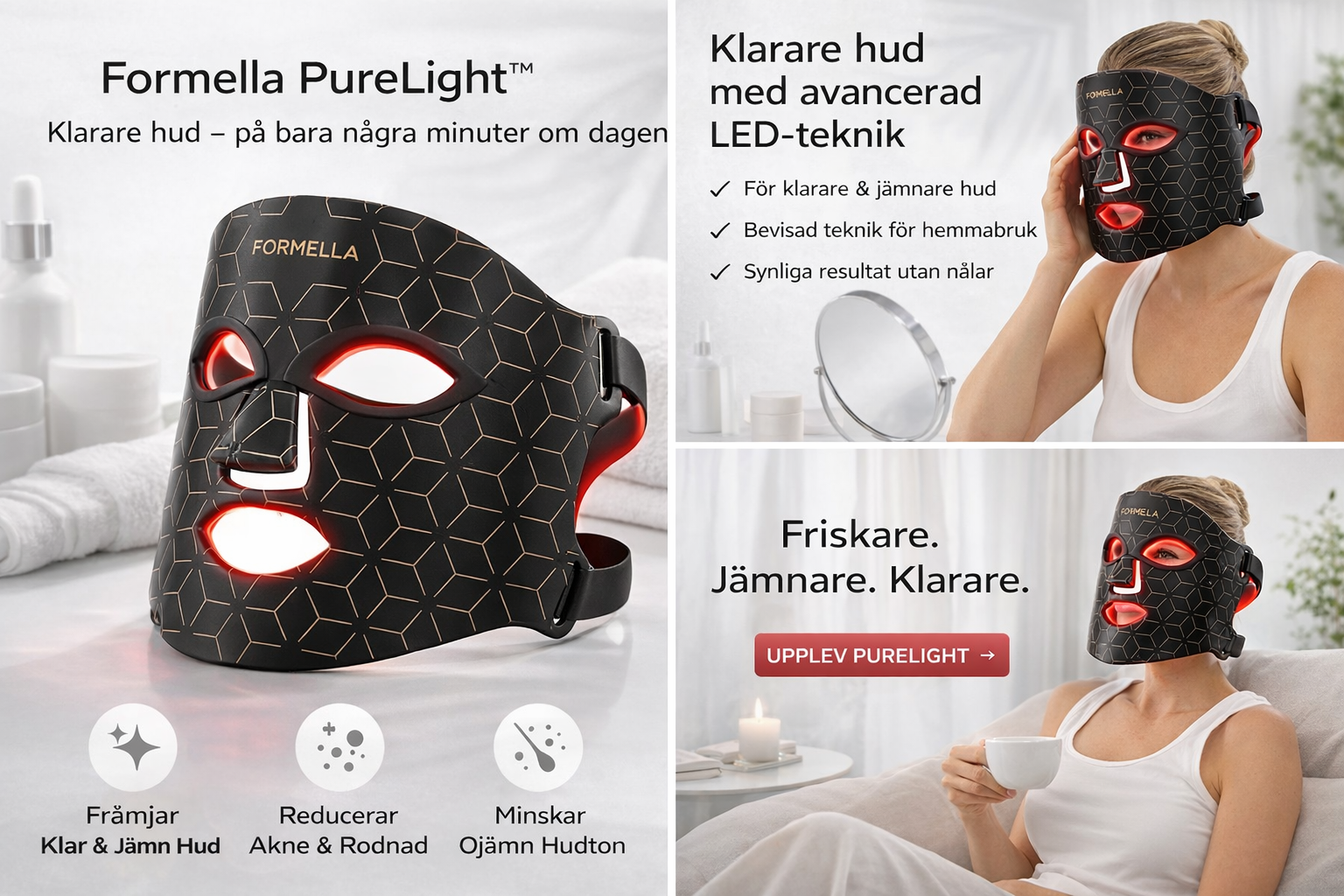 PureLight - Få klarare hud på bara några minuter om dagen